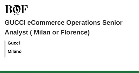 mis business analyst gucci|gucci manufacturing careers.